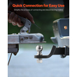 VEVOR Trailer Hitch 2&quot; Receiver 2&quot; Drop Trailer Hitch Ball Mount 7500 lbs