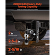 VEVOR Pintle Hitch 2 ιντσών Γάντζος δέκτη 2,5-3 ιντσών Lunette Ring 20000 lbs