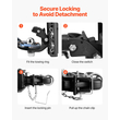 VEVOR Pintle Hitch 2 ιντσών Γάντζος δέκτη 2,5-3 ιντσών Lunette Ring 20000 lbs