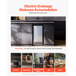 Ενσωματωμένη παγομηχανή VEVOR Undercounter Ice Maker 80 Lbs/ημέρα με αναστρέψιμη πόρτα