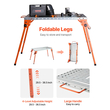 Τραπέζι συγκόλλησης 44&quot; x 21&quot; 500LBS Πτυσσόμενος πάγκος εργασίας με ρυθμιζόμενο ύψος 4 επιπέδων