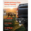 VEVOR Pintle Hitch 2-5/16&quot; Mount Hitch Ball for 2,5&quot;-3&quot; Lunette Ring 30000 lbs