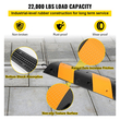 VEVOR Modular Rubber Speed ​​Bump Driveway Cable Protector Ramp 3,3 Feet Σετ 2