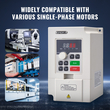 VEVOR VFD 4HP 3KW 14A 1 ή 3 Φάσεις AC 220V Είσοδος σε Τριφασική Έξοδος AC 0~220V