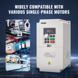 VEVOR VFD 5HP 4KW 18A 1 ή 3 Φάσεις AC 220V Είσοδος σε Τριφασική Έξοδος AC 0~220V