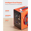 Ενσωματωμένος μετατροπέας VEVOR PCP Air Compressor 4500PSI Auto-Stop Airgun Compressor