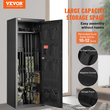 VEVOR 10-12 Rifles Gun Safe Rifle Θυρίδα ασφαλείας με κλειδαριά ψηφιακό πληκτρολόγιο αφαιρούμενο ράφι