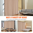 VEVOR Room Divider Φορητό πάνελ Διαχωριστικό δωματίου με ρόδες Privacy Screen Καφέ