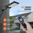 VEVOR 400W Solar Light Street, 800LM, LED Solar Flood Lights Outdoor with Infrared Remote Control, IP66 Αδιάβροχη Ασφάλεια Solar Motion Light Sensor for Garden Yard Home Path Γκαράζ Χώρος στάθμευσης