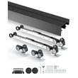VEVOR Bypass Door Hardware 8ft Bypass Closet Door Track Kit για σύστημα 2 θυρών
