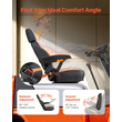 VEVOR Forklift Seat Mower Tractor Seat Ρυθμιζόμενο πίσω ζώνη ασφαλείας και προσκέφαλο