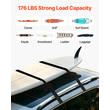VEVOR Soft Roof Rack Pads 15,5in 176lbs Χωρητικότητα φόρτωσης για ιστιοσανίδα κανόε καγιάκ