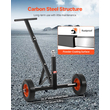 Trailer 600lbs Dolly 16,5 and 22 in Adjustable Height 1-7/8 in Ball Solid Tires