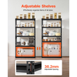 Ράφια αποθήκευσης VEVOR 16&quot; D x 32&quot; Π x 62,8&quot; Υ 5 επιπέδων Ράφια αποθήκευσης γκαράζ