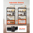 Ράφια αποθήκευσης VEVOR 16&quot; D x 36&quot; Π x 71,4&quot; Υ 5 επιπέδων Ράφια αποθήκευσης γκαράζ