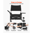 VEVOR Wagon Stroller for 4 Kids Push Pull Πτυσσόμενο καρότσι 330LBS Loading