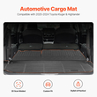 VEVOR Cargo Mat &amp; Backrest Mat TPE Custom Fit for Kluger &amp; Highlander 2020-2024