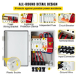VEVOR PV Combiner Box, 4 String, Solar Combiner Box με ονομαστική ασφάλεια ρεύματος 15A, διακόπτη 63A, Lightning Arreste και Solar Connector, για On/Off Grid Solar Panel System, IP65 Waterproof