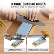VEVOR Whetstone Kit Sharpening Kit, 2 Dual Sided Grit Whetstones 400/1000 3000/8000, 10PCS Knife Sharpener Kit with 3 αντιολισθητικές βάσεις, Οδηγός γωνίας &amp; λείανσης, πέτρα ισοπέδωσης για όλα τα μαχαίρια, ψαλίδα