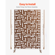 VEVOR Metal Privacy Screen 36&quot; x 72&quot; Εξωτερικές οθόνες &amp; πάνελ απορρήτου καφέ