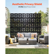 VEVOR Metal Privacy Screen 47&quot; x 72&quot; Ανεξάρτητες Εξωτερικές Οθόνες Προστασίας Προσωπικών Δεδομένων
