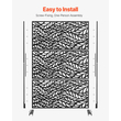 VEVOR Metal Privacy Screen 47&quot; x 72&quot; Εξωτερικές οθόνες και πάνελ Privacy Μαύρο