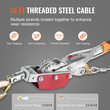 VEVOR Power Puller Come Along Βαρούλκο 4 τόννων 8818 lbs Heavy Duty Pull Hoist 3 Hooks