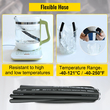 VEVOR Hydrulic Hose 1/2&quot; Hydraulic Oil Hoses 50 Feet 5000 PSI Maximum Pressure