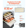VEVOR Vacuum Freeze Dryer 4-Layer Fruit Vegetable Freeze Drying Machine Black