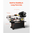 VEVOR Metal Horizontal Band Saw 7 x 12 in 1,1 kW Variable Speed ​​Saw 220V