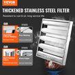 VEVOR 19,5Wx19,5H Inch Commercial Hood Filter Range Hood Διάφραγμα από ανοξείδωτο ατσάλι