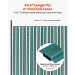 VEVOR Chain Link Fence Slats Privacy Διπλού Τοίχου με φτερά για ψηλό φράχτη 4&#039;