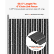 VEVOR Chain Link Fence Slats Privacy Διπλό τοίχωμα με φτερά για ψηλό φράχτη 6&#039;