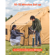 Φουσκωτή σκηνή VEVOR για Κάμπινγκ 5-8 Άτομα Glamping Σκηνή με Αντλία Εύκολη ρύθμιση