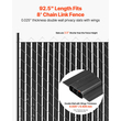 VEVOR Chain Link Fence Slats Privacy Διπλό τοίχωμα με φτερά για ψηλό φράχτη 8&#039;