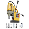 Magnetic Drill 1200W 2810 lbf Magnetic Drill Press 1,6 in Boring Diameter Yellow