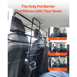 VEVOR Dog Barrier Car Metal Adjustable Pet Barrier Universal-Fit Divier Car
