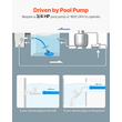VEVOR Suction Pool Cleaner Ηλεκτρική σκούπα 12 σωλήνες για εσωτερική/επάνω πισίνα