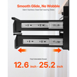 VEVOR 2 συρτάρι 33 cm με δυνατότητα κλειδώματος κάτω από το γραφείο Συρτάρι Organizer Συρτάρι συρόμενου προς τα έξω Αρχική