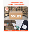 VEVOR Packing Tape 6 Rolls 25 Yards Clear Shipping Tape with Dispenser 2,7 Mil