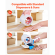 VEVOR Clear Packing Tape 24 Rolls 65 Yards Heavy Duty Clear Packing Tape 2,7 Mil