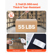 VEVOR Packing Tape 6 Rolls 65 Yards Clear Shipping Tape with Dispenser 2,7 Mil