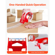 VEVOR Packing Tape 6 Rolls 65 Yards Clear Shipping Tape with Dispenser 2,7 Mil
