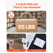 VEVOR Clear Packing Tape 6 Rolls 65 Yards Heavy Duty Clear Packing Tapes 2,7 Mil