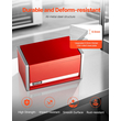 VEVOR Tool Box 8,6 ιντσών Φορητό Metal Tool Box 3 Drawers Tool Organizer Κόκκινο