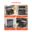 VEVOR Tool Box 8,6 ιντσών Φορητό μεταλλικό κουτί εργαλείων με 3 συρτάρια Tool Organizer