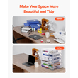 Scrapbook Paper Storage 6 Pack Στοιβαζόμενα πλαστικά κουτιά επιτραπέζιων παιχνιδιών Καθαρή θήκη