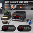 VEVOR Soldering Iron Station 75W LCD Κιτ σταθμού συγκόλλησης 122°F-932°F