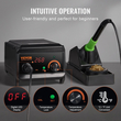 VEVOR Soldering Iron Station 75W LCD Κιτ σταθμού συγκόλλησης 122°F-932°F