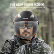 Κράνος μοτοσυκλέτας VEVOR 3/4-Face Motocross με υποδοχή Bluetooth